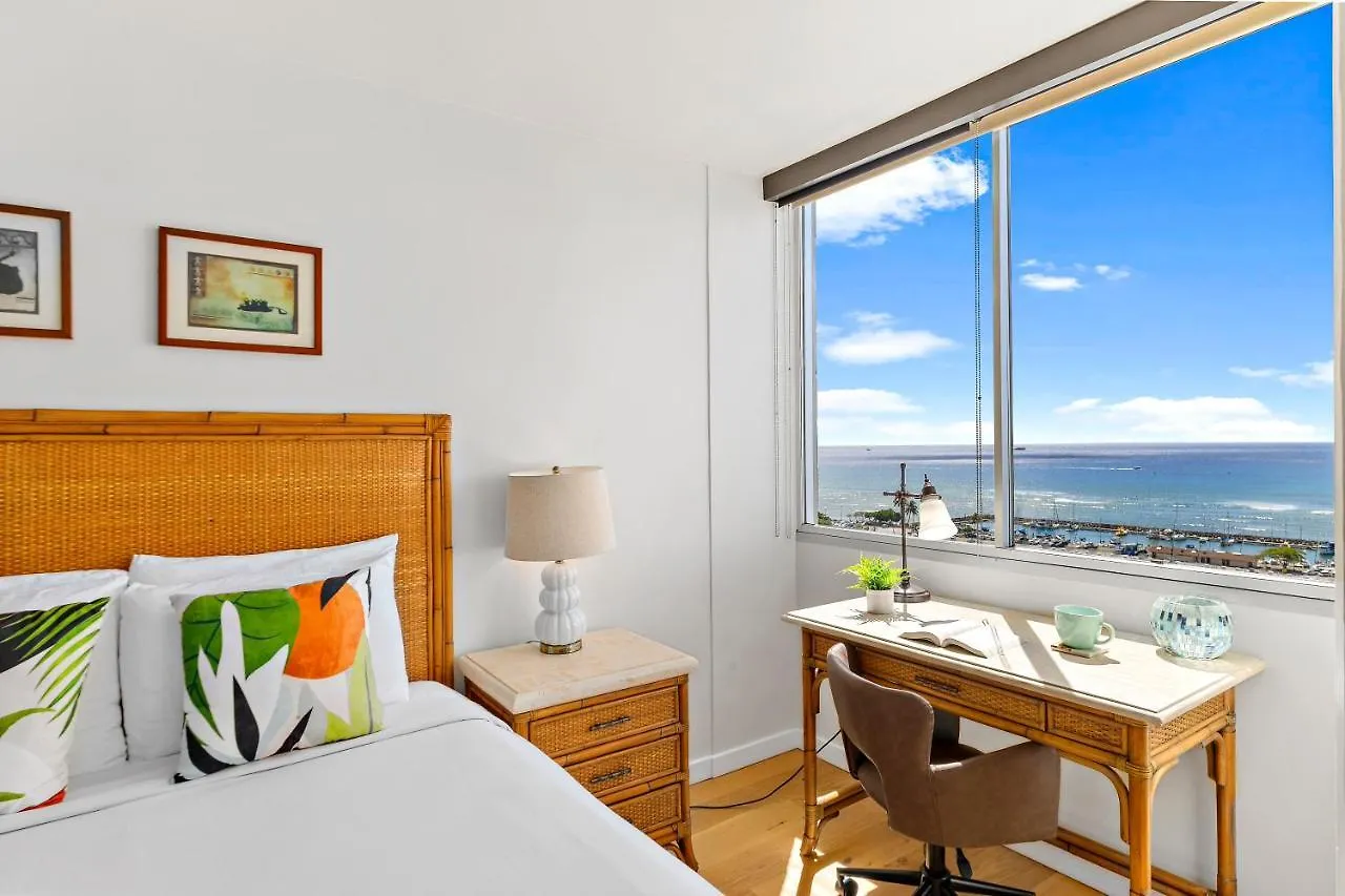Ilikai Marina 1Br Condo, Ocean View Haven ホノルル 0*,